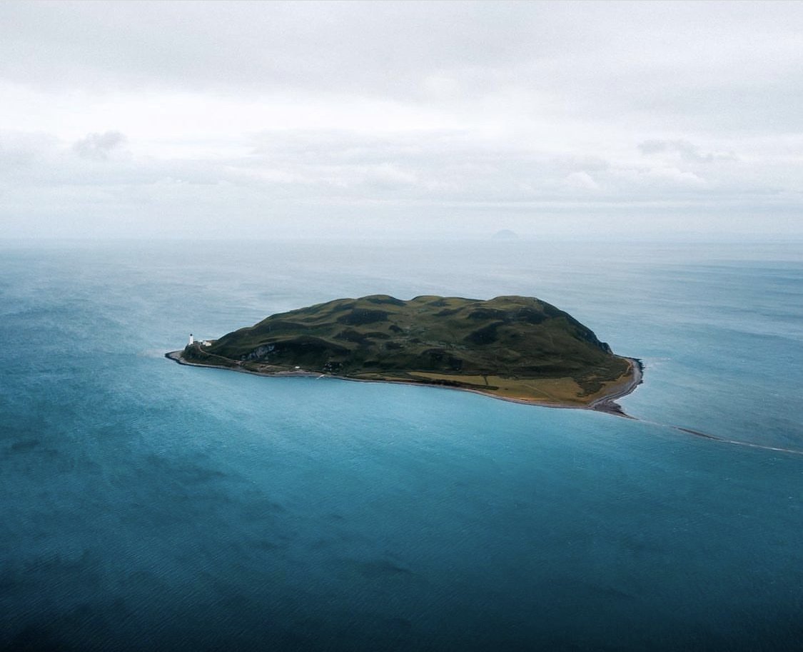 Davaar Island from the air
